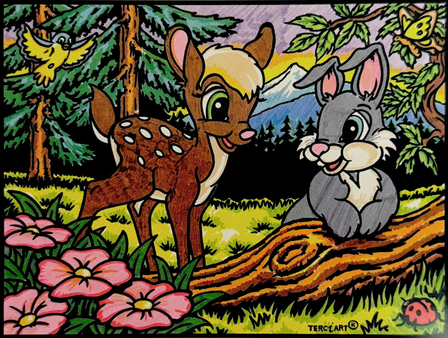 Reh und Kaninchen M096