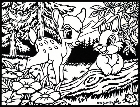 Reh und Kaninchen M096