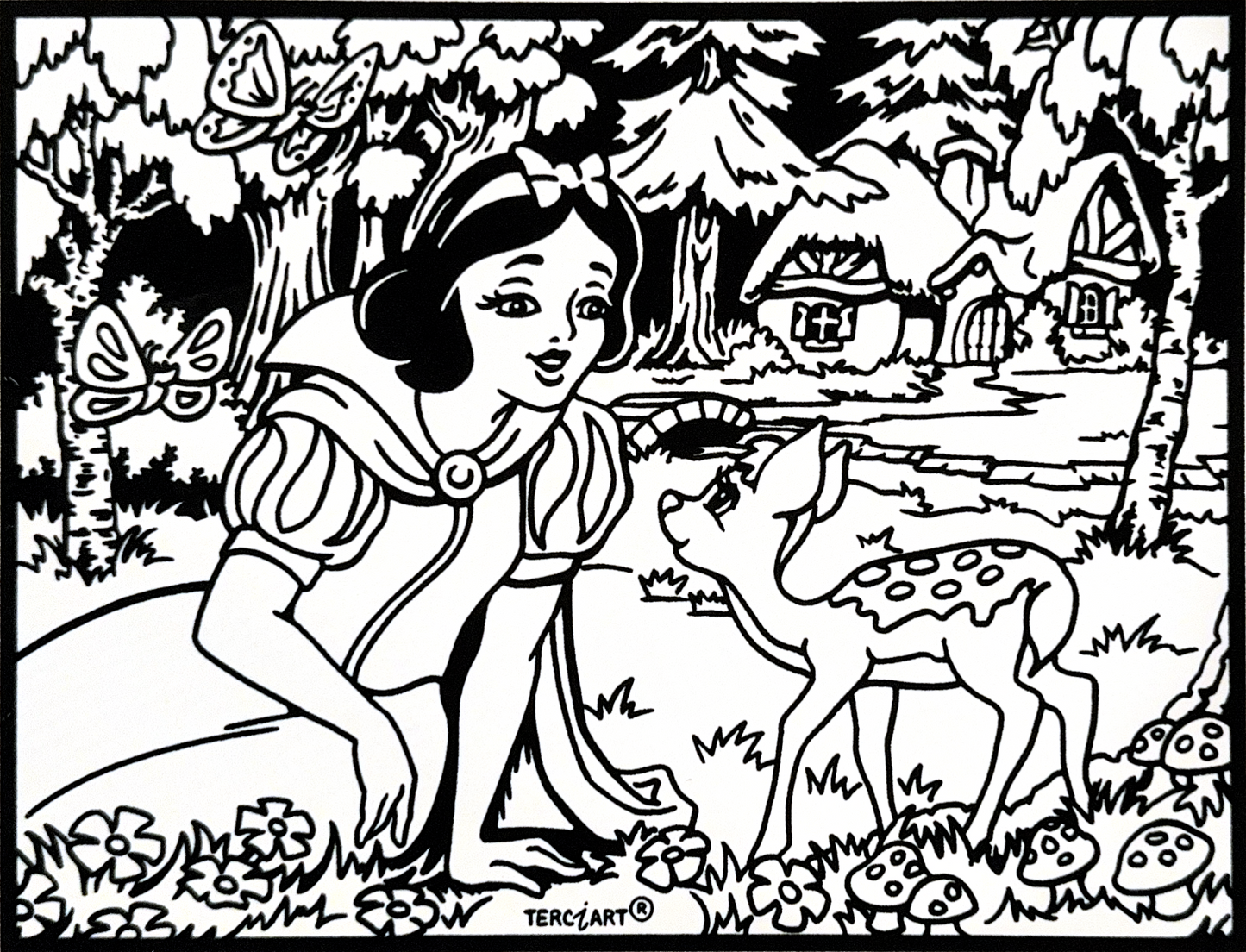 Prinzessin mit Reh M111